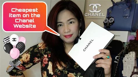 cheapest chanel items|cheapest thing on chanel website.